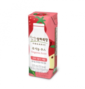 [상하목장] 유기농주스 사과딸기케일 (125mLx4)